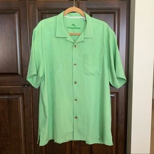 Tommy Bahama Men’s Silk Jacquard Camp Shirt